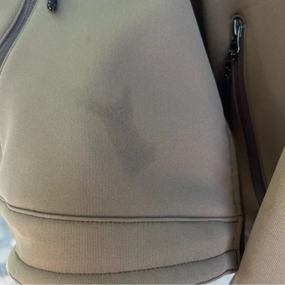 Carhartt‎ 102199 Crowley Jacket Men Small Brown Water Repellent Zip Pocket Nylon - Picture 15 of 16